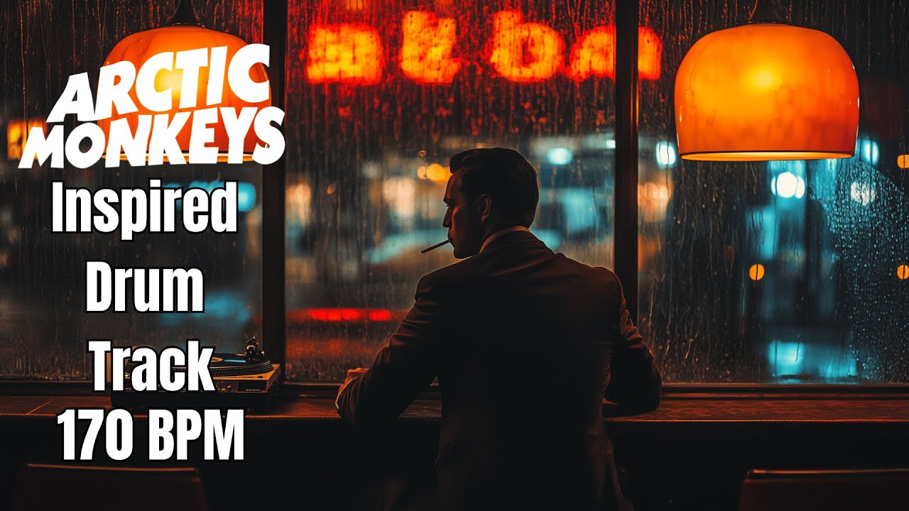 Arctic Monkeys Style Drum Backing Track | 170 BPM | Indie Rock Drum Groove