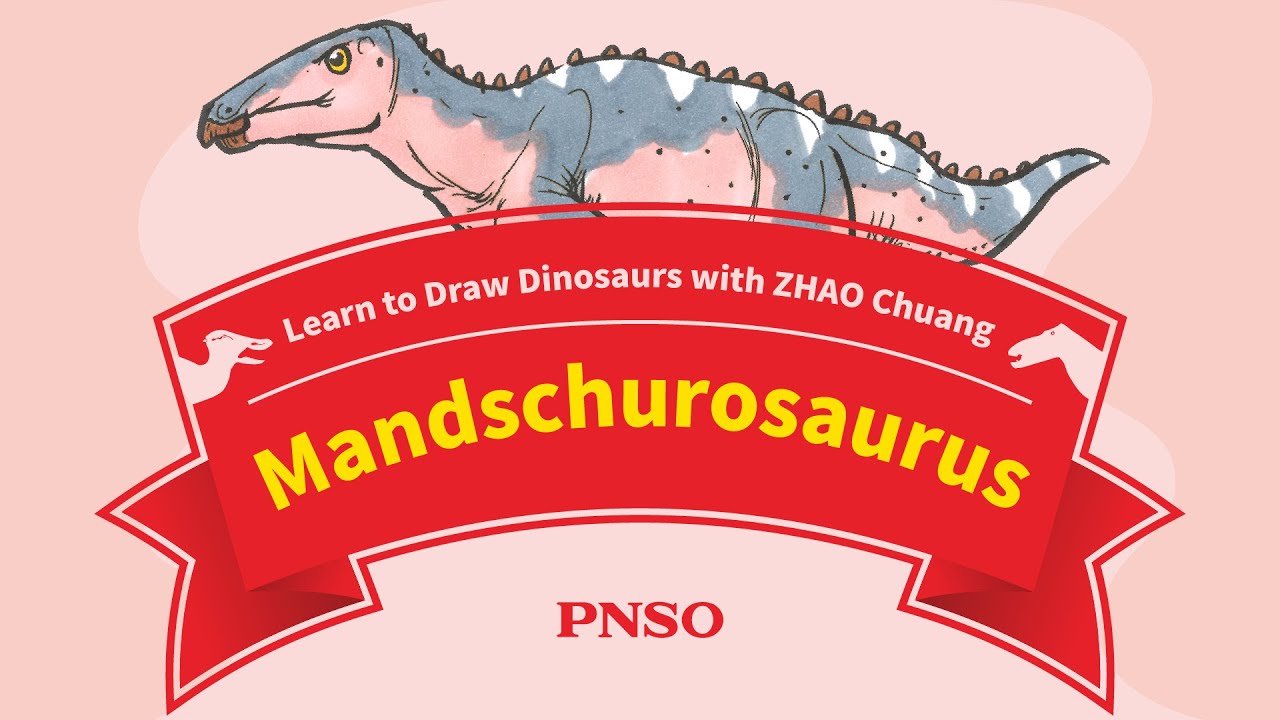 03 Mandschurosaurus | Learn to Draw Dinosaurs with ZHAO Chuang