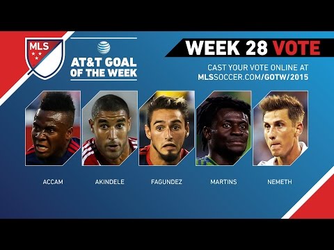 2015 AT&T Goal of the Week Nominees: Week 28