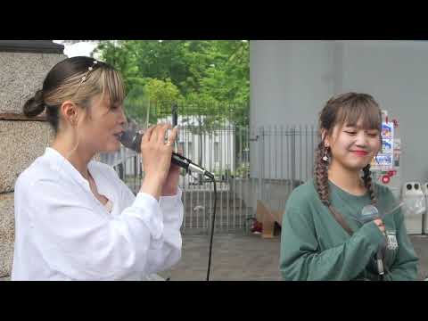 一華ひかり×Soala cover『から紅の恋歌 / 倉木麻衣』若宮大通高架下路上ライブ