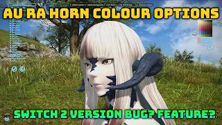 FFXIV: Au Ra Horn Colour Options - Definately A Bug - Switch 2 Version