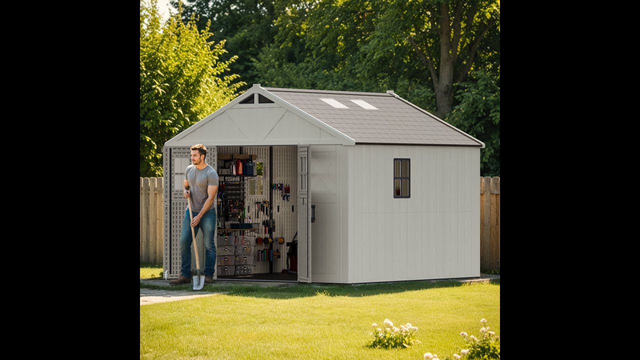 How to Assemble a 10x10 FT Plastic Storage Shed| Complete Step-by-Step Guide