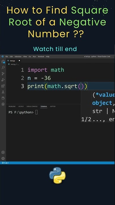 how-to-find-square-root-of-a-negative-number-in-python-is-it-possible