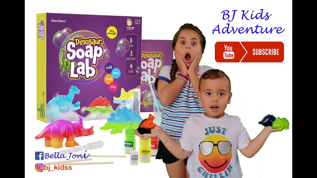 Dinosaur Soap Ideas Easy Tutorial Bj Kids Adventure Kids Dinosaur Soap Youtube