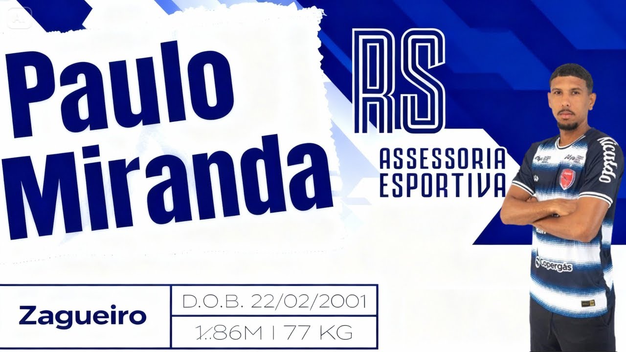 Paulo Miranda - Zagueiro/Volante (2001) / HIGHLIGHTS 2026