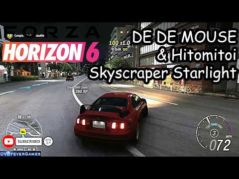 DE DE MOUSE & Hitomitoi - Skyscraper Starlight - FORZA HORIZON 6 Music! - PC (4K UHD 60fps, 7900XTX)