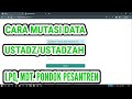 Cara mutasi data ustadzustadzah di aplikasi sikap kemenag