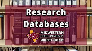 Research Databases