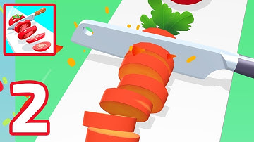 Perfect Slices - Gameplay Walkthrough Part 2 (Android,IOS)