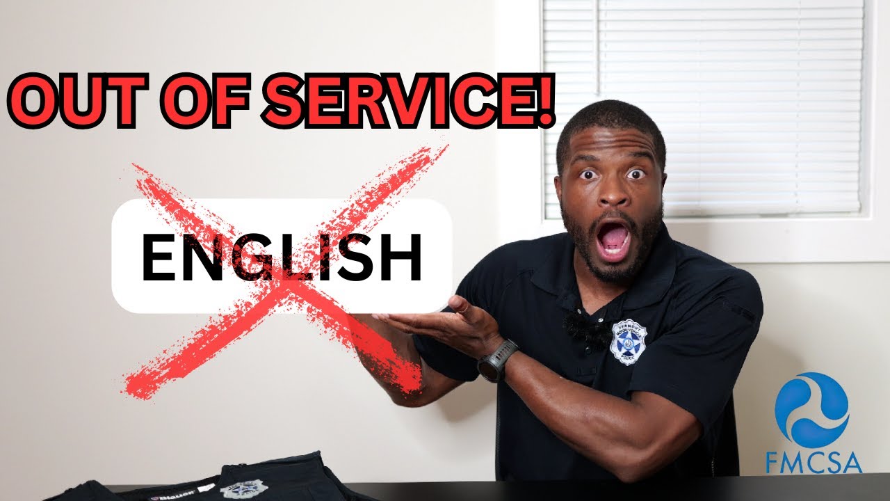 CDL Drivers Could Lose Jobs If They Can't Read English!