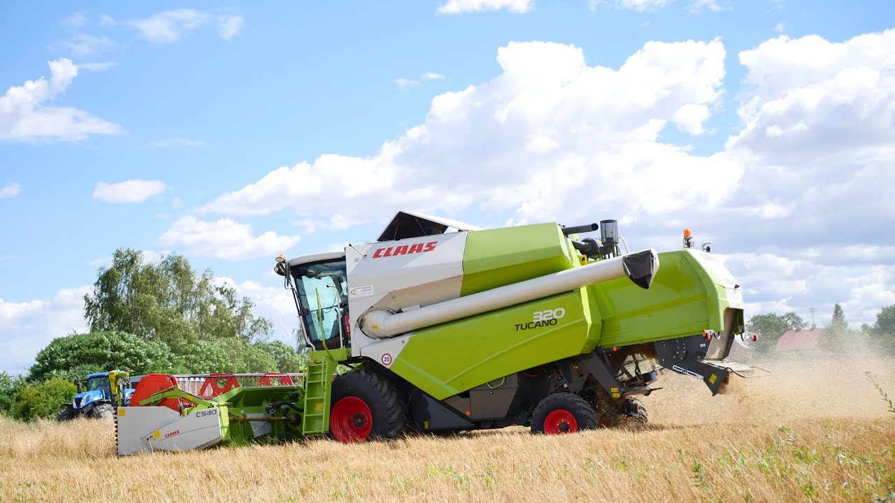 ✩Żniwa rzepaku 2022✩ Claas Tucano 320✩ Rzepak pod kose✩