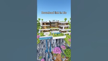 Minecraft Hollywood Hills mansion #minecraft #minecraftbuilding #mansion