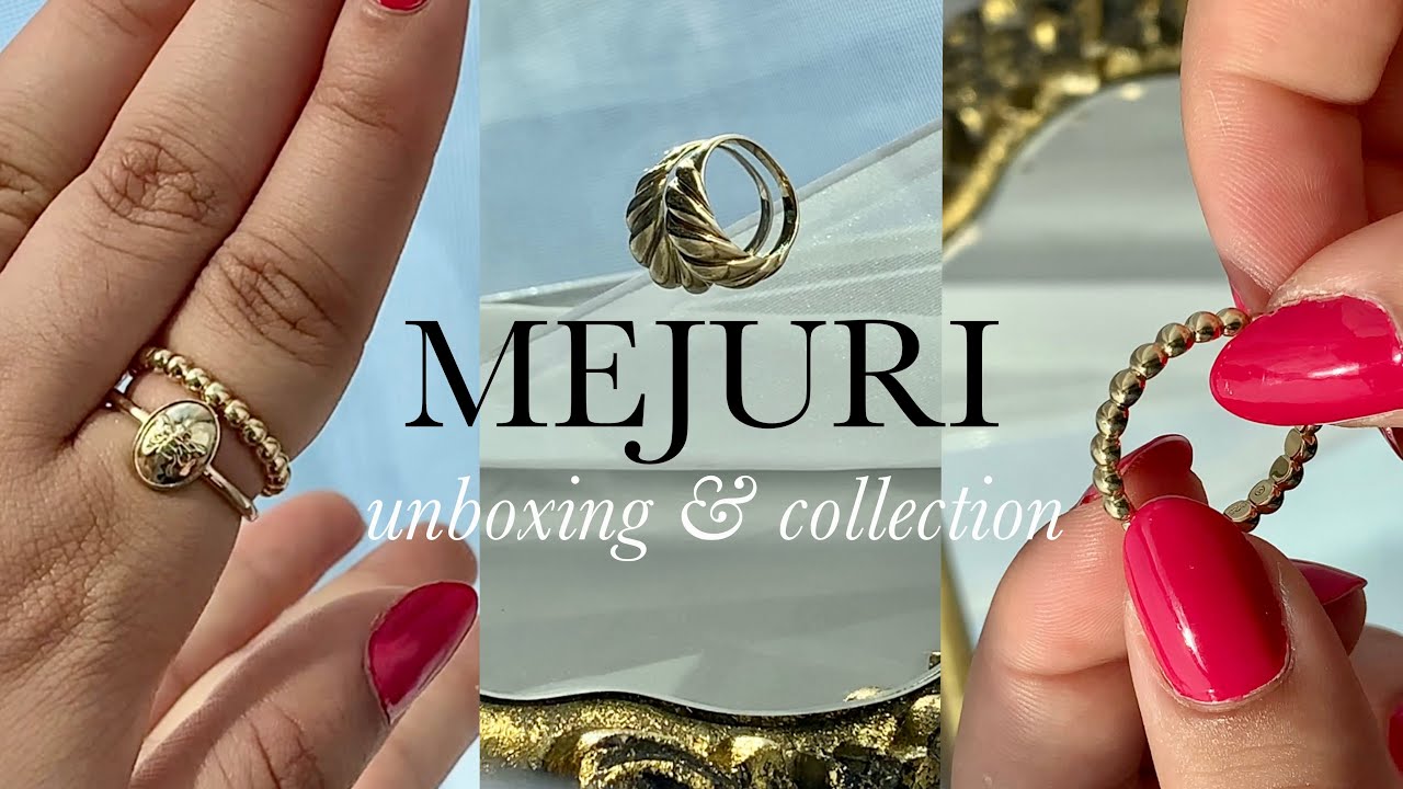 My Mejuri Jewelry Collection & Unboxing 2022  Fine Jewelry, Gold Vermeil  and Travel Case 