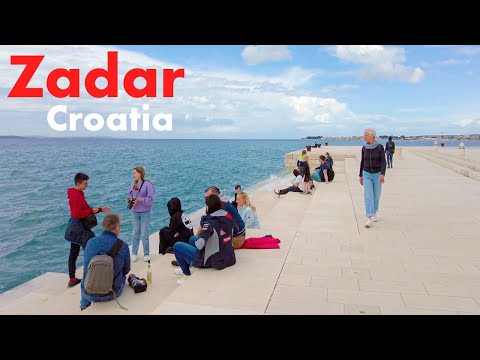 Zadar Croatia ?? 4K Old Town Walking Tour Spring 2022