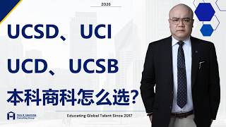 [HCG] - UCSD、UCI、UCD、UCSB本科商科怎么选？看这一期视频就够了
