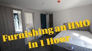 How to Furnish a HMO in One Hour!