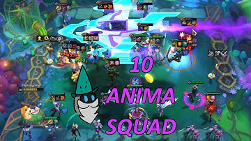 10 Anima Squad in TFT Cyber City Set 14