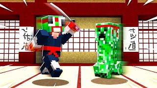 JOINING A NINJA ACADEMY IN MINECRAFT!