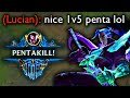 1v5 YASUO PENTAKILL