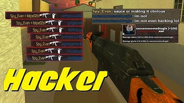 HACKER Thinks "Im Hacking" In Counter Blox!
