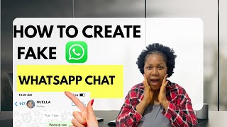 HOW TO CREATE FAKE WHATSAPP CHAT| EASY STEP screenshot 4