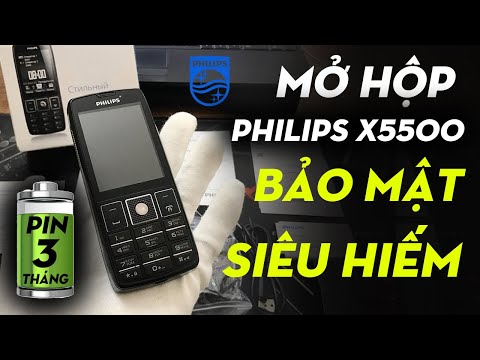 Video Mở Hộp Philips X5500, Pin 3 Tháng - Bảo Mật - Ghi Âm... - youtube