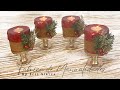 Velas navideñas hechas con tubos de papel higiénico, Navidad 2025, Adornos navideños 