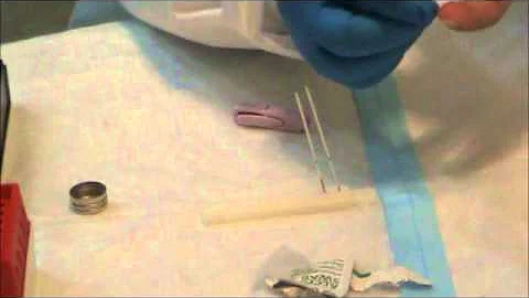 spotting 3 mm with capillary and finger prick