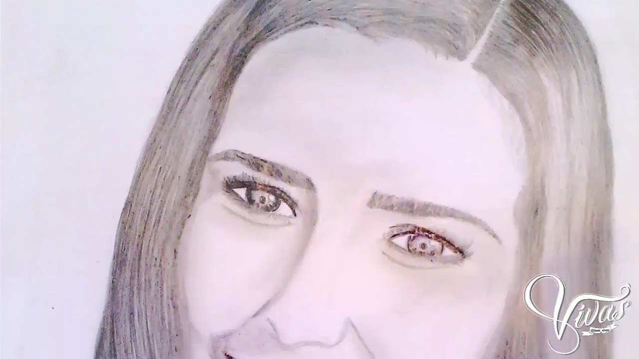 Dibujo a Ariadne Díaz a lápiz | Estela Carrillo |VivasArt