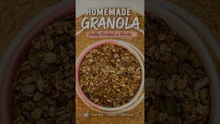 ✨ Homemade Granola Recipe | Healthy Breakfast in Minutes 🥣