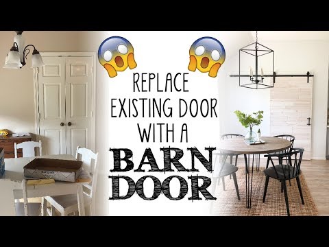 How to Replace an Existing Door with a Barn Door