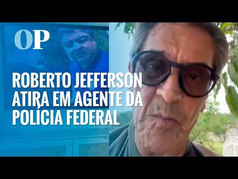 Roberto Jefferson atira em policiais federais