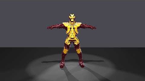 Robot low poly game character