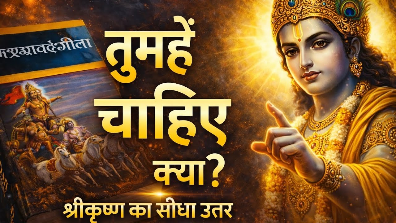 तुम्हें चाहिए क्या? | श्रीकृष्ण का सीधा उत्तर | Bhagavad Gita Motivation 2026