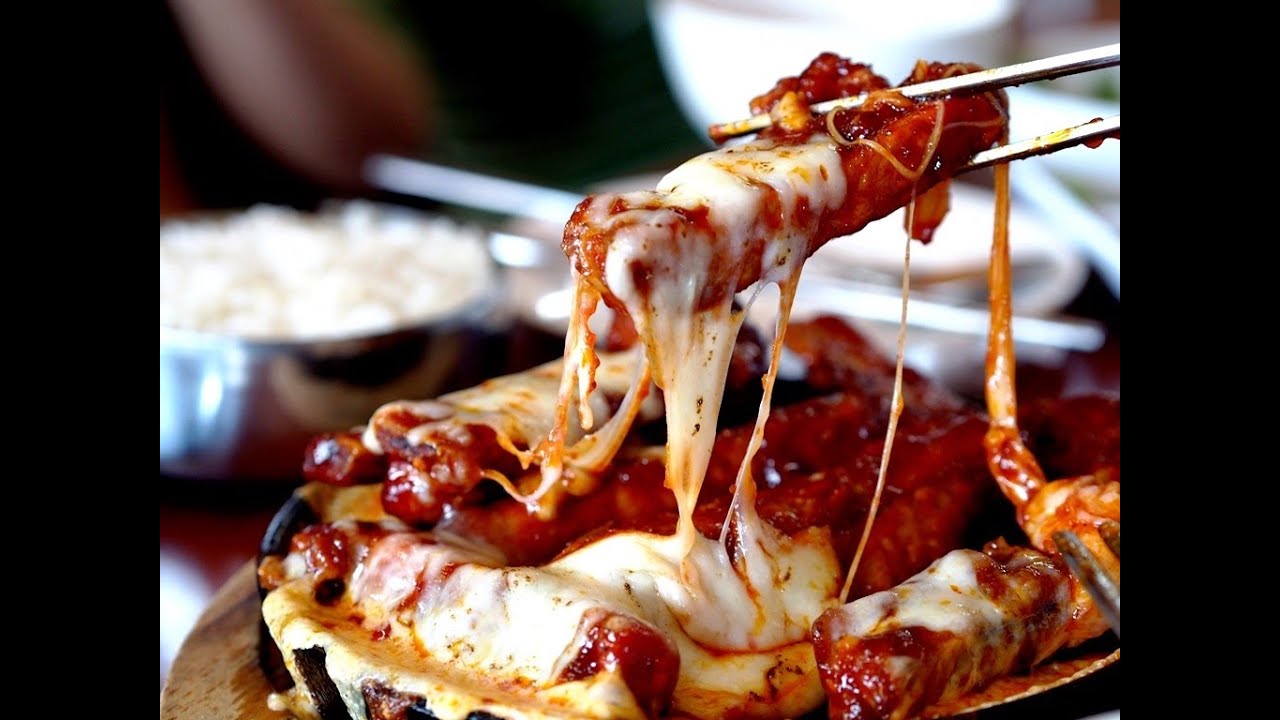 CHEESY Korean Ribs Seoul South Korea YouTube