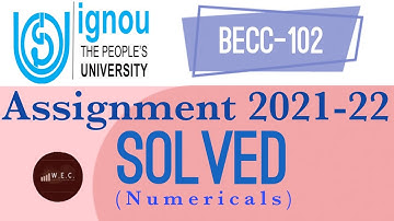 [Solved] BECC 102 TMA assignment 2021-22