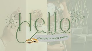 Hello Canva | Creating a Mood board for a Jewelry Brand