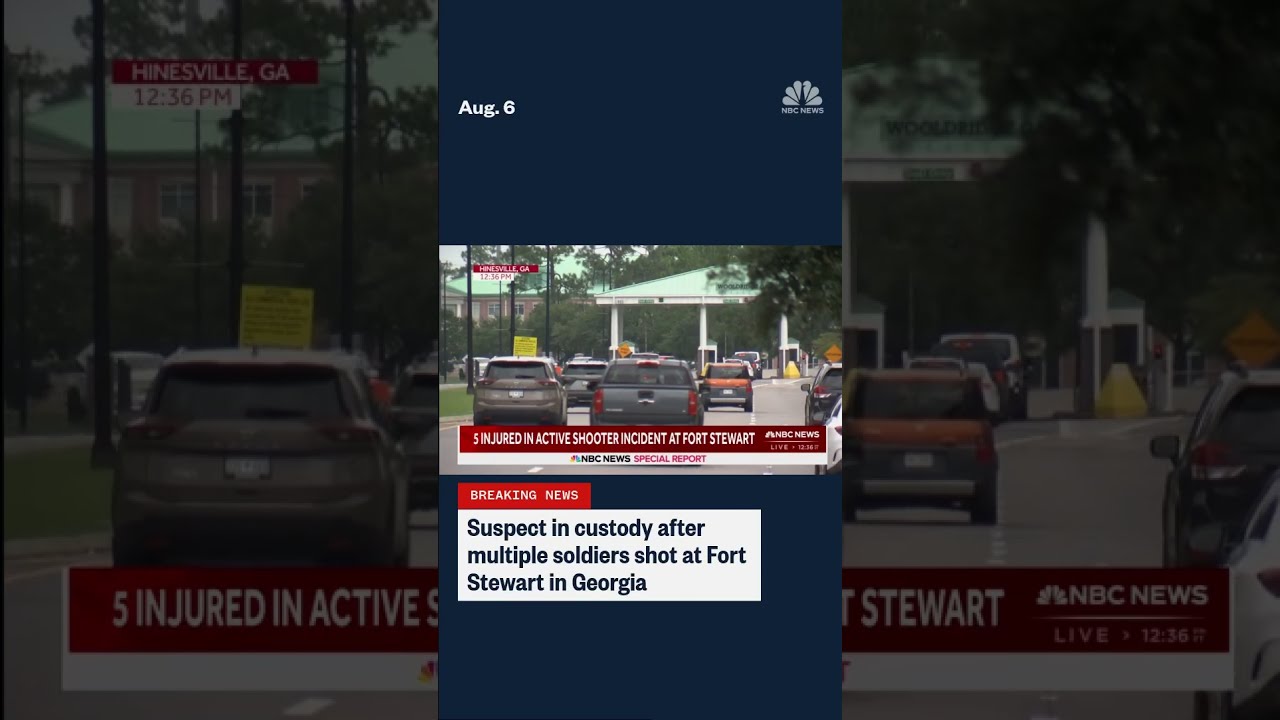 Suspect In Custody After Multiple Soldiers Shot At Fort Stewart Georgia