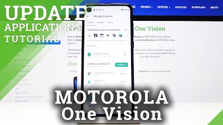 How to Update Applications in Motorola One Vision - Get Latest App Version screenshot 1