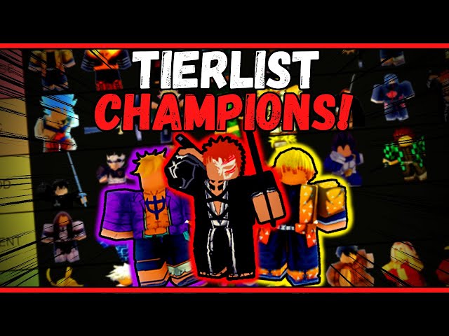 Anime Fighting Simulator X: Champion Tier List - Item Level Gaming