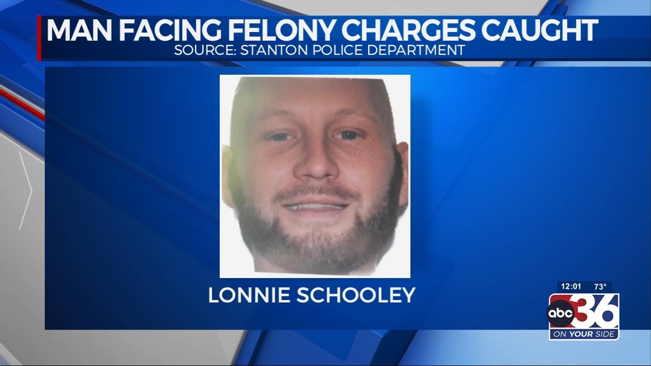 Man facing felony charges caught - YouTube