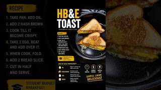 HB&E Toast | Quick Student Budget Breakfast