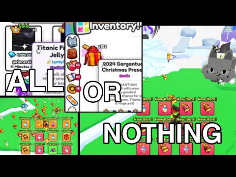 All Or NOTHING | 100 Gargatuan Gifts Opening | Pet Simulator 99