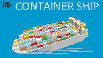 [1DAY_1CAD] CONTAINER SHIP (Tinkercad : Design / Project / Education)
