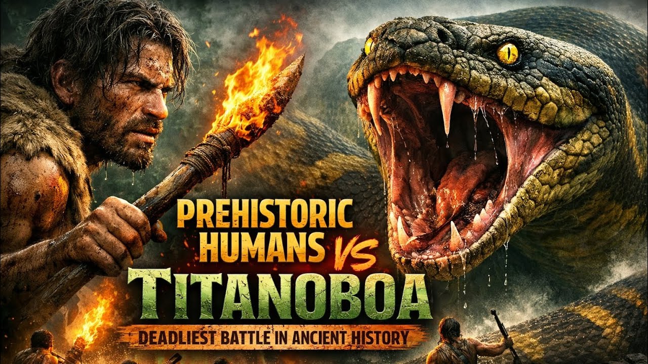 Prehistoric Humans vs Titanoboa 🐍 | The Deadliest Battle in Ancient History | Episode 20