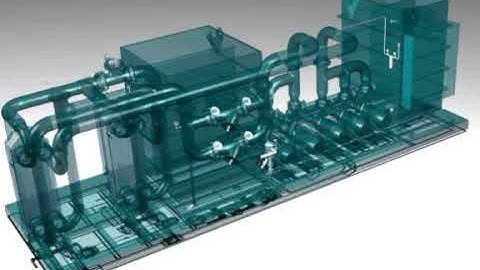 Autodesk Inventor Render Clean Tower System Animation