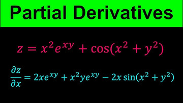 Partial Derivatives - Derivatives of Multivariable Functions