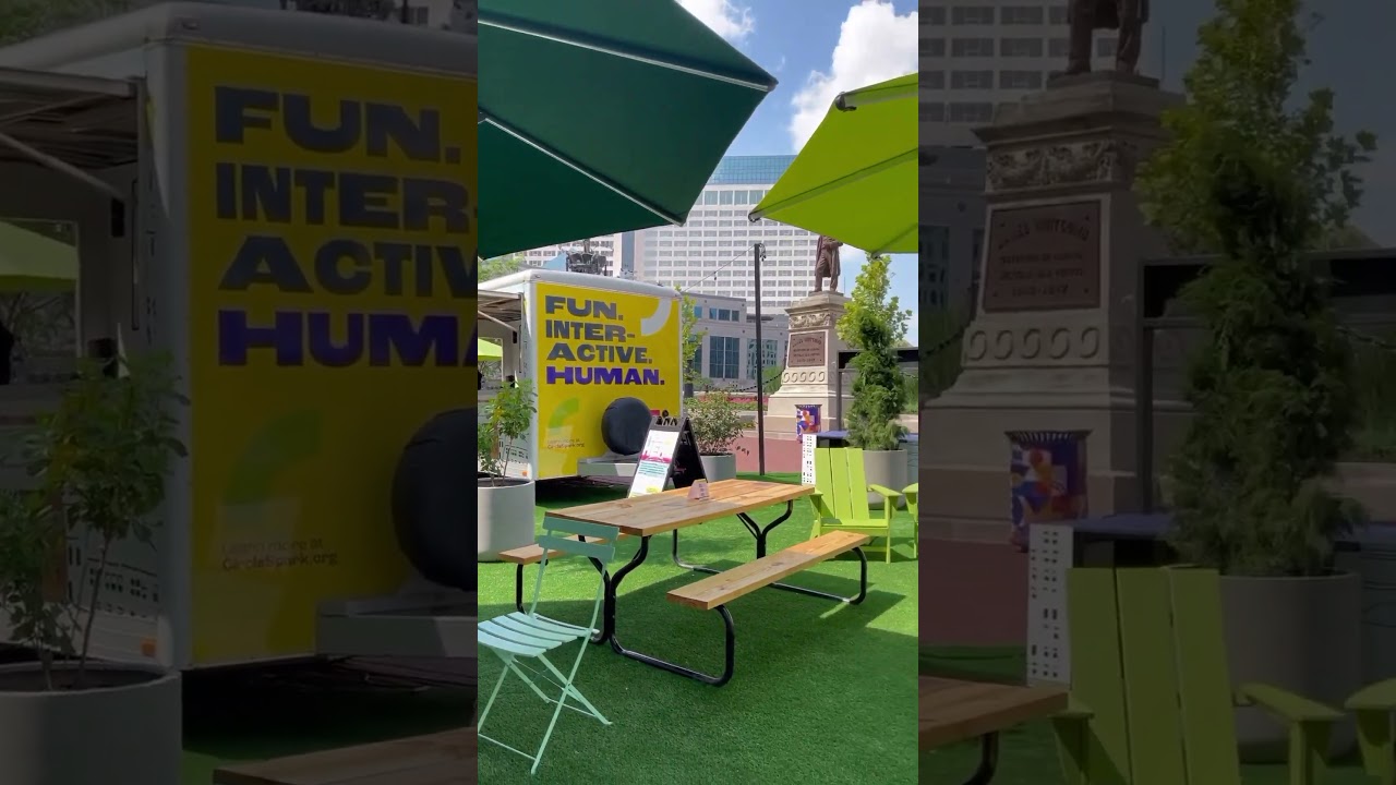 Spark on the Circle | Pop-up Playground & Gathering Space at Indianapolis' Monument Circle