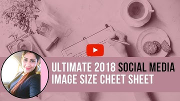 Social media success by Social Media Image Size Cheat Sheet |