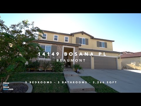 14149 Bosana Lane, Beaumont, CA home video tour